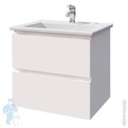 Тумба под раковину Caprigo Сидней 60 (606х579х470) подвесная, цвет белый 34815-B231