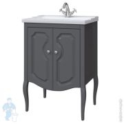 Тумба под раковину Caprigo Фирензе 60 concept 615х880х472 2 двери, цвет: графит 34110-SF019