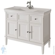 Тумба под раковину Caprigo Джардин 100 bianco antico 1025х891х470 напольная, 2 ящика 10414 A-011
