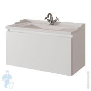 Тумба под раковину Caprigo Ponza-A 80 (820х472х480) подвесная, белый, фасад глад., 1ящ. 13512F-В231