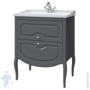 Тумба под раковину Caprigo Фирензе 70 concept 714х900х465 2 ящика, цвет: графит 34116-SF019