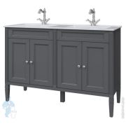 Тумба под раковину Caprigo RAIN-Smalty 120 (1166х446х550) подвесной, 2 ящика, 36516eml-020.000.00.05