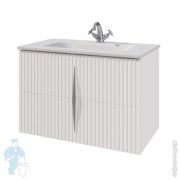 Тумба под раковину Caprigo Novara 85 (838х562х467) подвесная, бланж, 2 ящика 35912-SF027