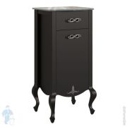 Комод Caprigo Бурже nero lucido 486х1000х421 правый 11065R-020 крышка - стекло