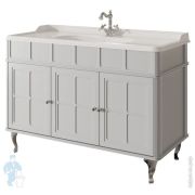 Тумба под раковину Caprigo Борго 120 (1220х918х560) напольная, отделка bianco-grigio 33425-B177