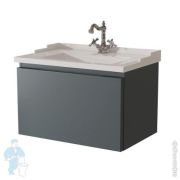 Тумба под раковину Caprigo Ponza-A 70 (714х472х465) подвесная, графит, фасад глад, 1 ящ. 13511F-084