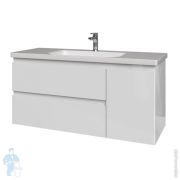 Тумба под раковину Caprigo Форте 120 бланж 1164х582х446 подвесная,правая 2ящика 1дверь 36117R-SF-027