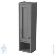 Шкаф с нишей Caprigo Альбион Промо 240 graphite 236х806х180 левый 33390L-SF-019