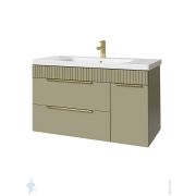 Тумба под раковину Duravit D-Neo 584х440х372 подвесная, 1 ящик, белый глянец DE4229004220000