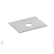 Столешница Cersanit Stone из керамогранита Balance 600х450х20мм, серый матовый арт. 64185