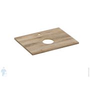 Столешница Cersanit Wood из керамогранита Spirit 600х450х20мм, цвет орех матовый арт. 64187
