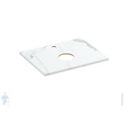 Столешница Cersanit Stone из керамогранита Energy 600х450х20мм, цвет белый матовый арт. 63856