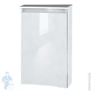 Тумба подвесная Cezares Vague (34x40x55) левая 44228 Bianco lucido