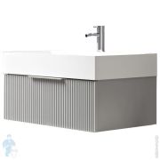 Тумба настенная под раковину Cezares Premium Plisse 90 (900х440х250) Grigio nuvola 55424