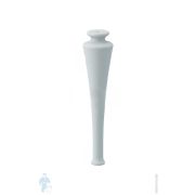 Ножки для мебели Cezares TIFFANY (2 шт.) высота 35см, дерево, Bianco Opaco 40339