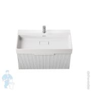 Тумба настенная под раковину Cezares Premium Plisse 90 (900х440х430) Bianco opaco 55441