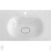 Раковина из искусственного мрамора Cezares (750х480х155) белая CZR-750/480-LV-MR-ECO