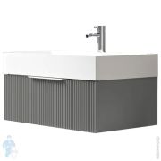 Тумба настенная под раковину Cezares Premium Plisse 70 (700х440х250) Verde opaco 55420