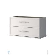 Тумба под раковину Cezares TIFFANY 100 (1000х460х550) подвесная, с 2 ящиками, Bianco opaco 54951
