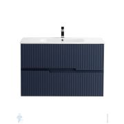 Тумба под раковину CEZARES DUET-800-2C-SO-GR-P (770х450х500) подвесная, 2 ящика, цвет: графит
