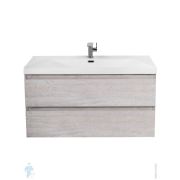 Тумба под умывальник Cezares MOLVENO-80-2C-SO-LB (800x500x500) подвесная, 2 ящика, цвет:Legno Bianco