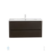 Тумба под раковину Cezares RELAX (1000х480х520) подвесная, оружейная сталь RELAX-1000-2C-SO-GM