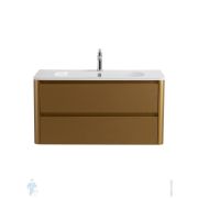 Тумба под раковину Cezares RELAX (1000х480х520) подвесная, браширов. золото RELAX-1000-2C-SO-BORO-P