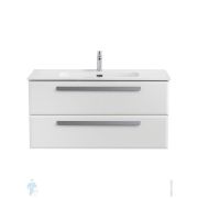 Тумба COMFORTY Варна-90 (910х560х465) подвесная, с раковиной, дуб сонома 00-00009919