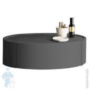 Ящик для консоли Cielo CATINO OVALE (560х400х165) цвет basalto CACOL BA