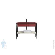 Раковина Cielo Catino Rettangolare CALARSF CO 1100х540х180 отверстие под смеситель, цвет: Corallo