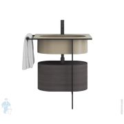 Раковина Cielo KYROS (700х500х200) 1 отверстие под смеситель, цвет avena EKLAO AVENA