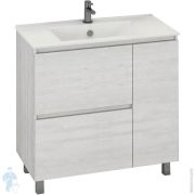 Тумба COMFORTY Верона-90 (905х870х470) напольная, с раковиной, дуб белый 00-00001972