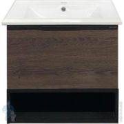 Тумба COMFORTY Франкфурт-60 (600х540х460) подвесная, с раков., дуб шоколадно-коричневый 00004150530