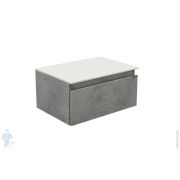 Тумба COMFORTY Осло-60 (800х530х455) подвесная, со столешницей, бетон светлый 00-00000838
