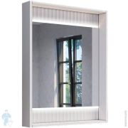Зеркало-короб COMFORTY Марсель-60 (600х800х120) с подсветкой, белый матовый 00-00001278
