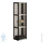 Шкаф COMFORTY Дюссельдорф-35М (340х1100х220) подвесной, открытый, дуб дымчатый 00004148024