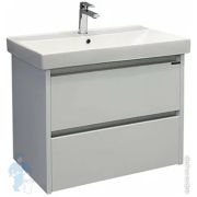 Тумба COMFORTY Дублин-75 (750х570х460) подвесная, с раковиной, белый глянец 00004137103