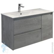 Тумба COMFORTY Бремен-90 (910х555х465) подвесная, с раковиной, дуб белый 00004142375