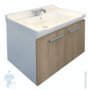 Тумба COMFORTY Рига-70 (720х550х470) подвесная, с раковиной, дуб сонома 00004142215