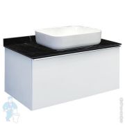 Тумба COMFORTY Милан-90 (905х545х520) подвесная, с раковиной и столешницей, белый 00-00014008