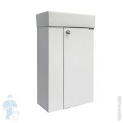 Тумба COMFORTY Асти-40 (415х700х225) подвесная, с раковиной, белый глянец 00-00012835