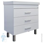 Тумба COMFORTY Никосия 80Н (800х860х400) напольная, с раковиной, белый глянец 00-00011162