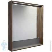 Тумба COMFORTY Клеон 60Н (610х855х470) напольная, с раковиной, дуб дымчатый 00-00002044