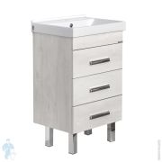 Столешница Duravit Luv 1783х595х20 кварц, 2 выреза, цвет белый LU9467B1717