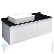 Тумба COMFORTY Милан-120 (1200х545х520)подвесная,с раковиной,столешницей,белый 00-00014005