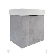 Тумба COMFORTY Асти-60П (600х700х455) подвесная,с раковиной, бетон светлый 00-00019191