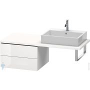 Тумба под столешницу Duravit L-Cube 620х400х547 2 ящика, белый глянец LC583802222