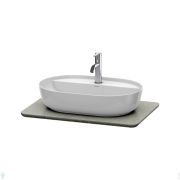 Столешница Duravit Luv 688х475х20 кварц, 1 вырез, цвет серый LU946503333