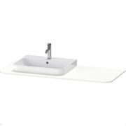 Столешница Duravit Happy D.2 Plus 1300х550х16 1 вырез слева, белый сатин матовый HP031KL3636