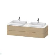 Тумба под раковину Duravit Happy D.2 Plus 1600х408х550 4 ящика, дуб средиземн. HP4964B7171